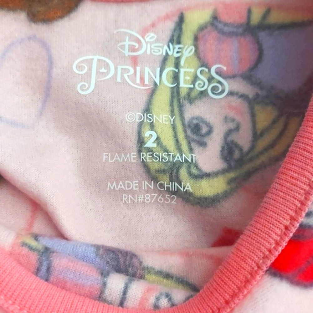 Disney Princess 2-Piece Pajama Set - Picture 9 of 9
